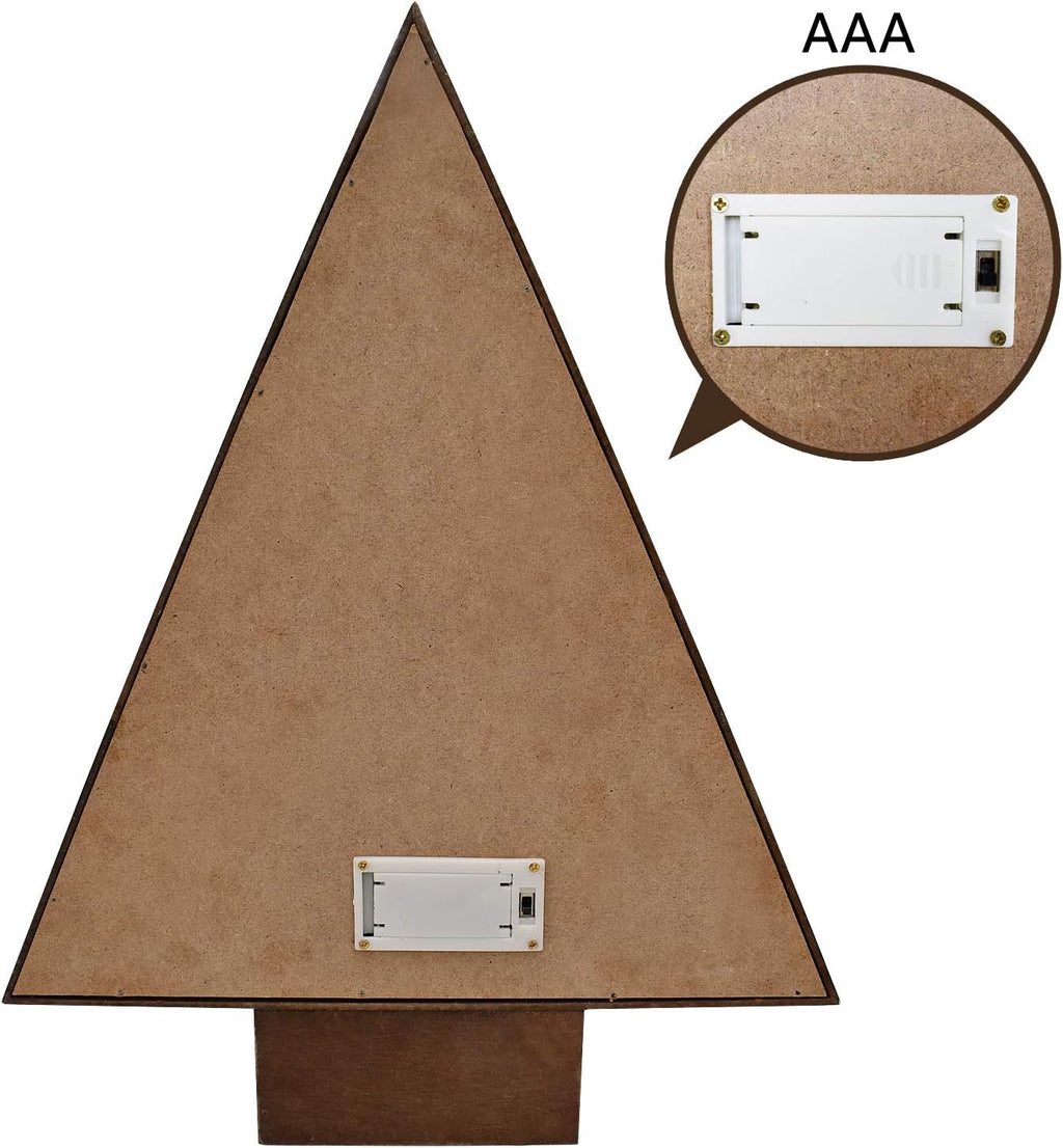 Charming Rustic Wooden Advent Countdown Calendar with Lights - Whimsical Snowman Design for Festive Holiday Cheer - Perfect Tabletop Decoration to Count Down to Christmas!