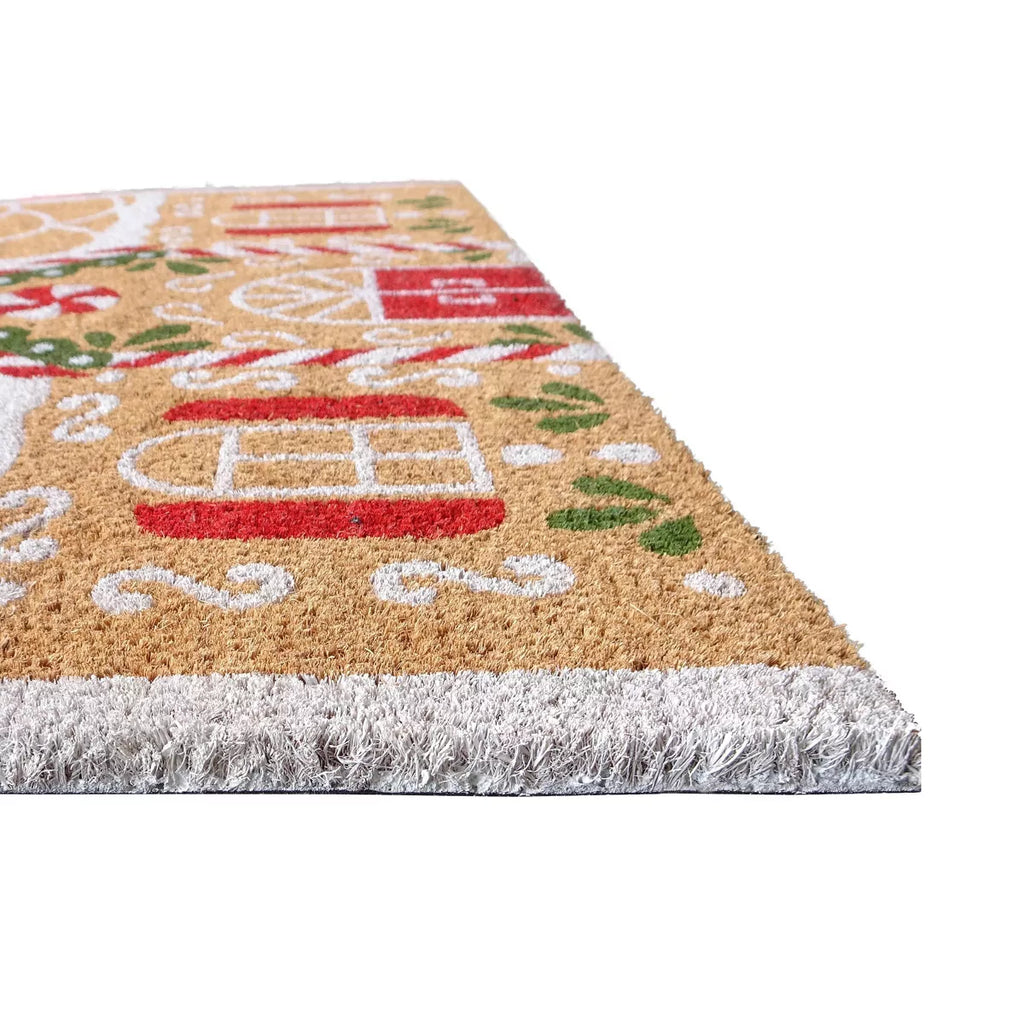 Merry Christmas Coir Door Mat 30" x 18" x 0.5"